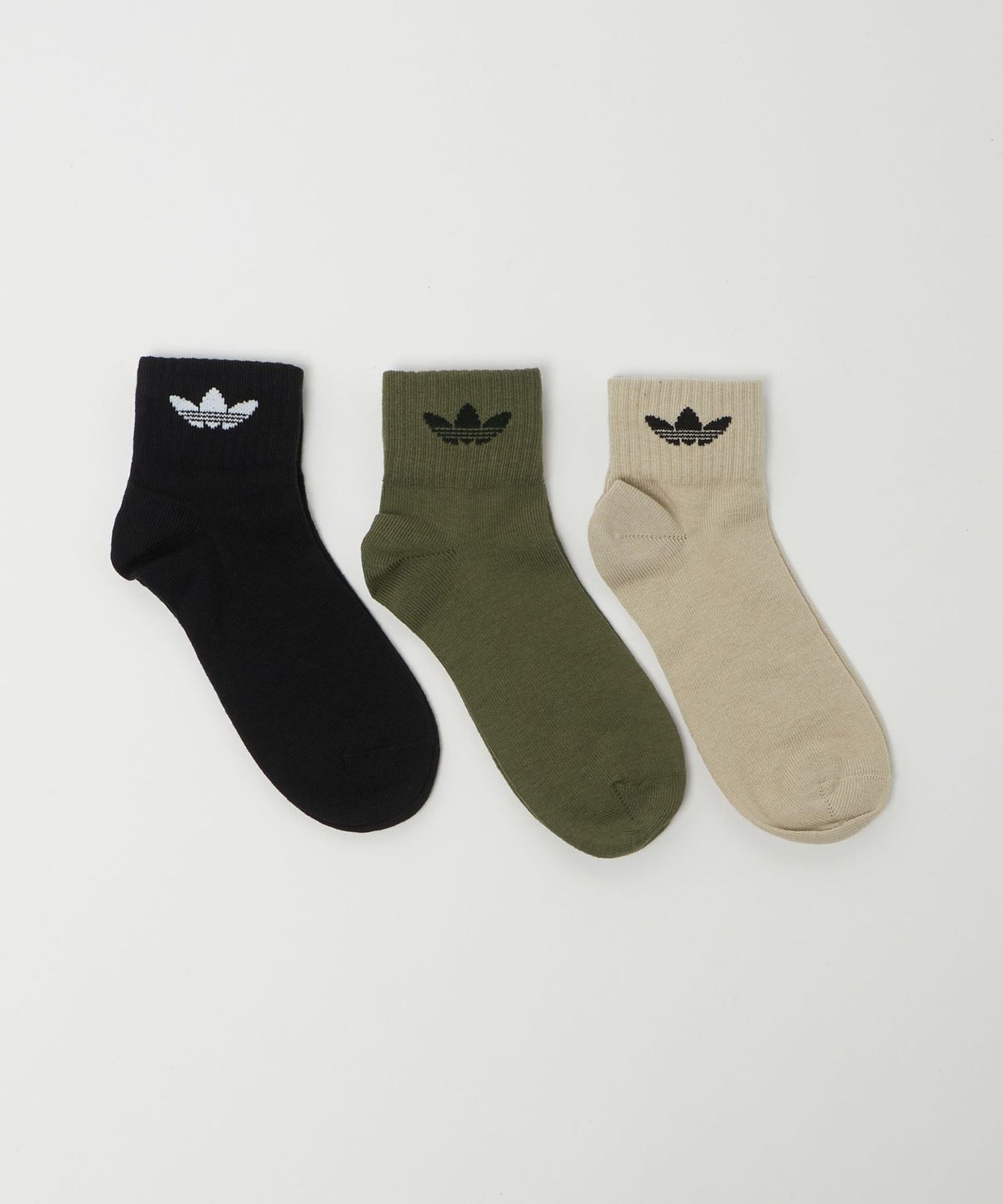 adidas Originals＞ミッド アンクル ソックス 3足組 / キッズ