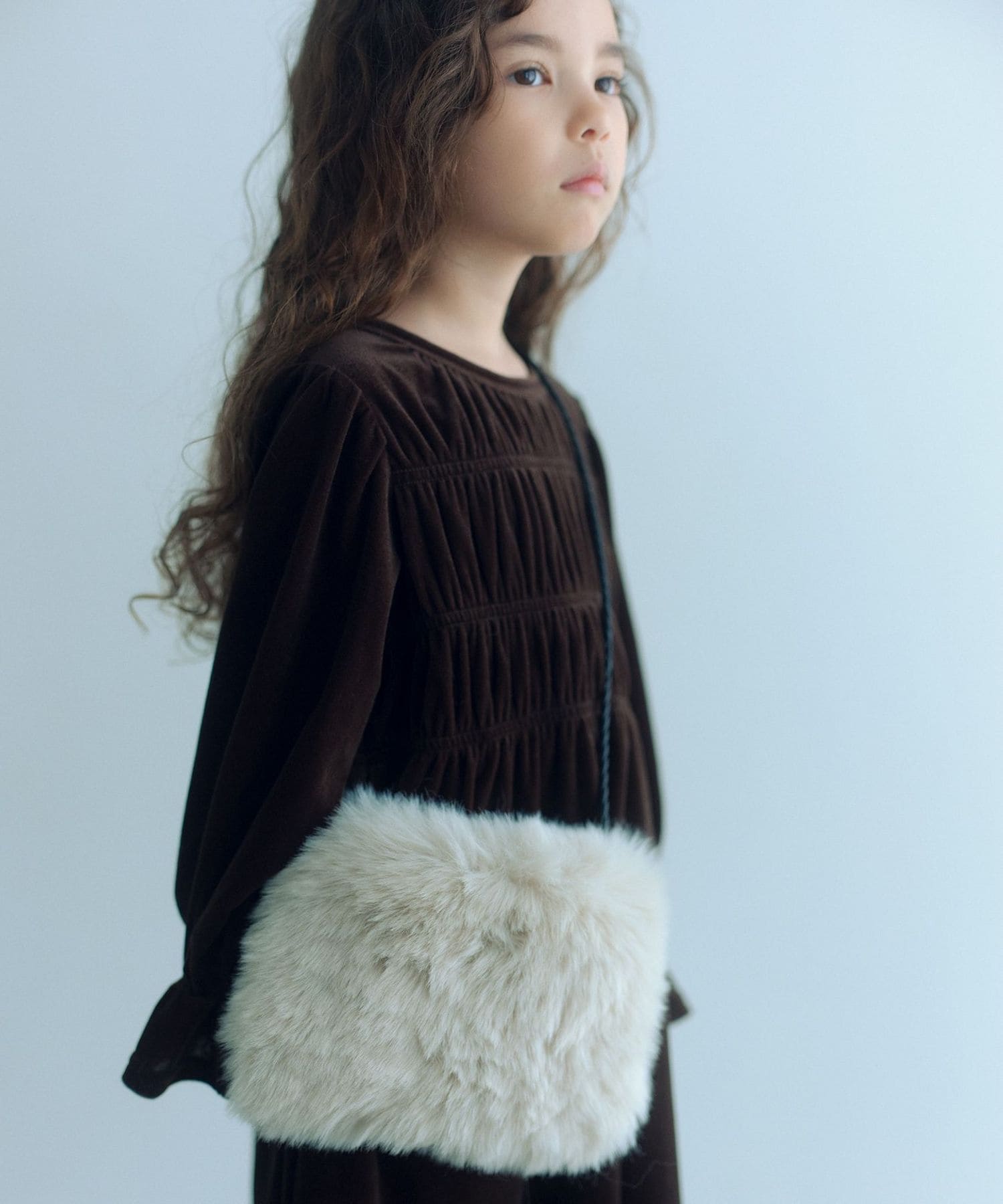 フェイクファー ポシェット