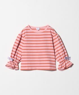 green label relaxing/ボーダー キャンディスリーブ Tシャツ / キッズ  100cm―160cm◎/Tシャツ / カットソー
