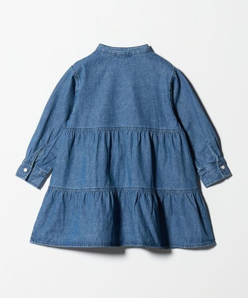 デニム ティアード チュニック ワンピ / キッズ 100cm―160cm