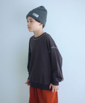 green label relaxing/裏毛 配色ステッチ プルオーバー / キッズ  100cm―160cm/Tシャツ / カットソー