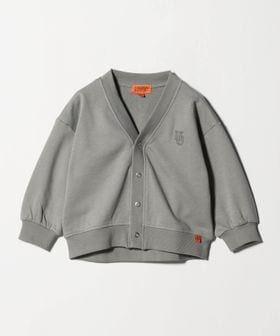UNIVERSAL OVERALL/【別注】＜UNIVERSAL OVERALL＞Vネック 裏毛 カーディガン / キッズ 100cm―130cm/カーディガン / ボレロ