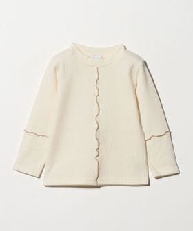 green label relaxing/配色メロー起毛 テレコトップス / キッズ  100cm―160cm/Tシャツ / カットソー