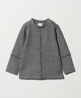 green label relaxing/配色メロー起毛 テレコトップス / キッズ  100cm―160cm/Tシャツ / カットソー