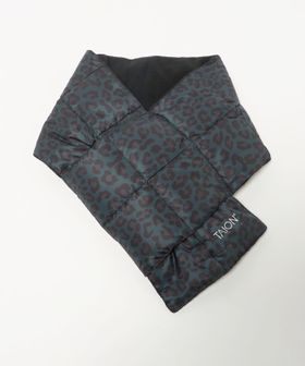 TAION/＜TAION＞ベーシック ダウンマフラー（レオパード） / キッズ  /ストール / マフラー