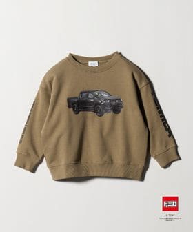 TOMICA/【別注】＜TOMICA＞袖ロゴ 裏毛スウェット / トレーナー / キッズ  100cm―130cm/Tシャツ / カットソー
