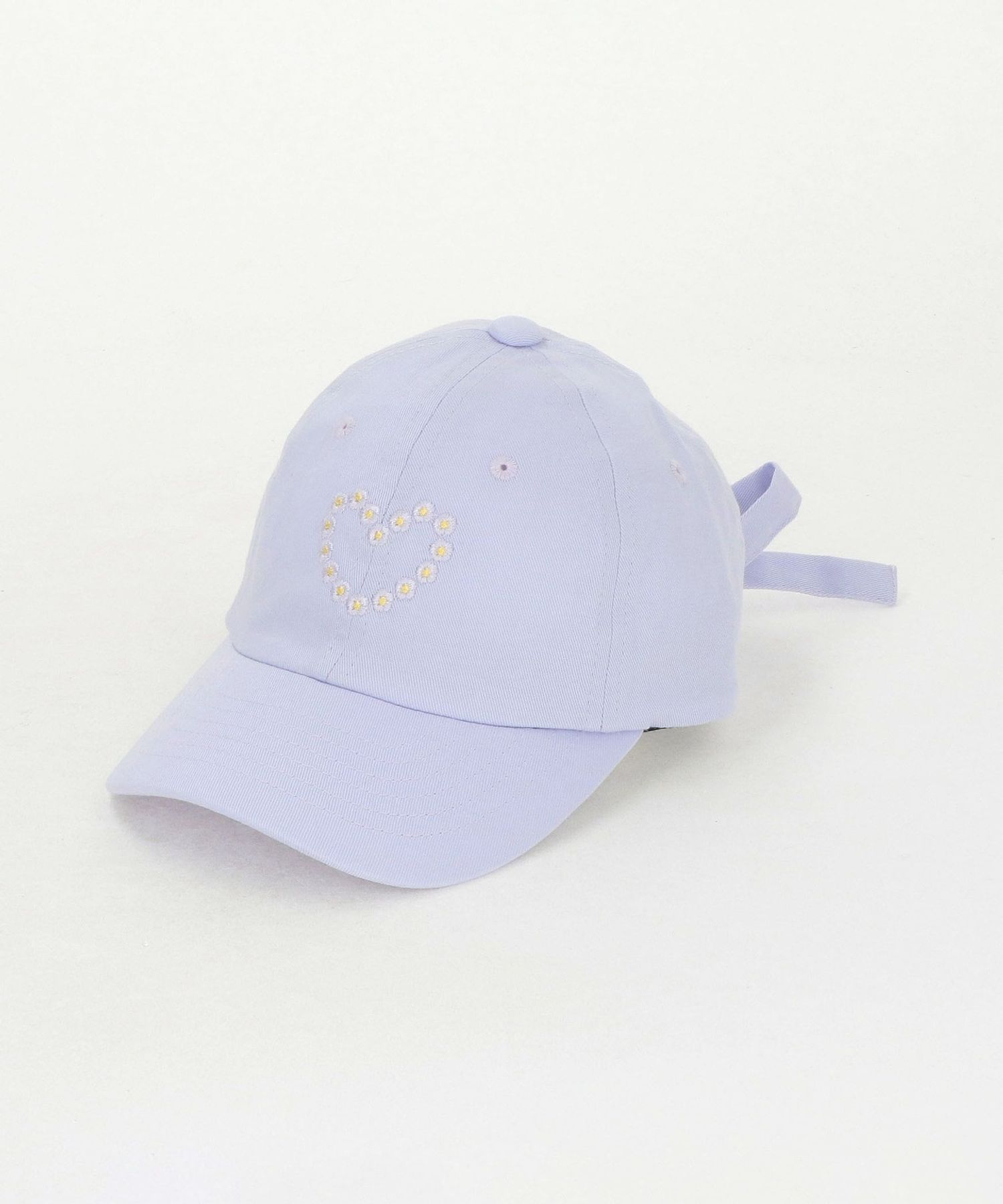 フラワーハート刺しゅう バックリボン キャップ / CAP / キッズ