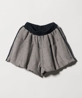 green label relaxing/ボーダーバルーン キュロットパンツ / キッズ  110cm―130cm/ショート / ハーフパンツ