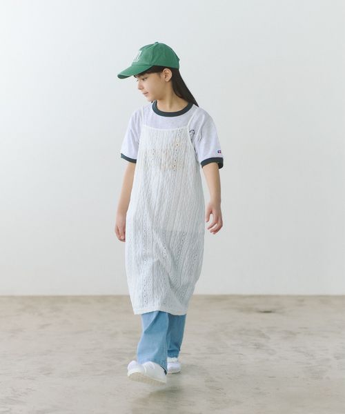 レースキャミワンピース＋Tシャツ セット / キッズ 140cm―160cm
