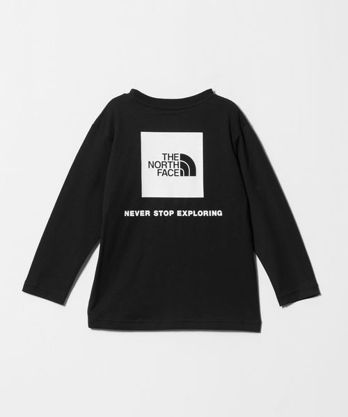 THE NORTH FACE/【WEB限定】＜THE NORTH FACE＞ スクエアロゴ ロングスリーブ Tシャツ / キッズ 110cm―120cm/Tシャツ / カットソー