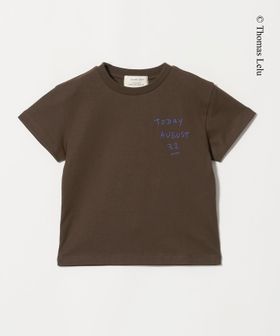 green label relaxing/【別注】＜Thomas Lelu＞サインアート 半袖 Tシャツ カットソー / キッズ 120cm―140cm/Tシャツ / カットソー