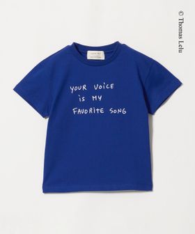 green label relaxing/【別注】＜Thomas Lelu＞サインアート 半袖 Tシャツ カットソー / キッズ 120cm―140cm/Tシャツ / カットソー