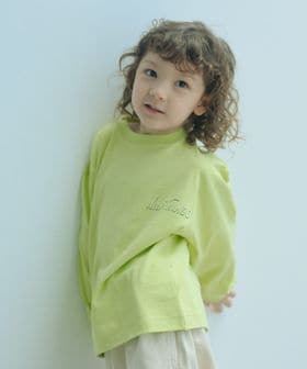 WILD THINGS/【別注】＜WILD THINGS＞プリント ロングスリーブ Tシャツ / キッズ 110cm―130cm/Tシャツ / カットソー