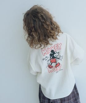 URBAMENT/【別注】＜URBAMENT＞ミッキーマウス ロングスリーブ Tシャツ / キッズ 100cm―130cm/Tシャツ / カットソー
