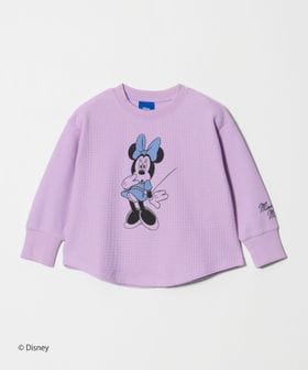 URBAMENT/【別注】＜URBAMENT＞ミニーマウス ロングスリーブ Tシャツ / キッズ 100cm―130cm/Tシャツ / カットソー