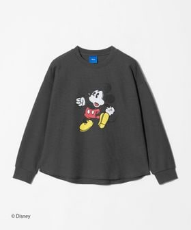 URBAMENT/【別注】＜URBAMENT＞ミッキーマウス ロングスリーブ Tシャツ / キッズ 140cm―150cm/Tシャツ / カットソー