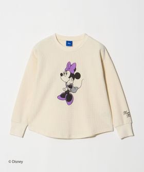 URBAMENT/【別注】＜URBAMENT＞ミニーマウス ロングスリーブ Tシャツ / キッズ 140cm―150cm/Tシャツ / カットソー