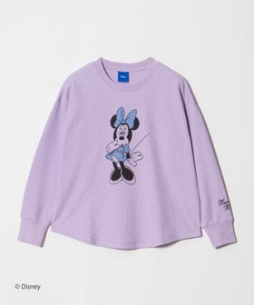 URBAMENT/【別注】＜URBAMENT＞ミニーマウス ロングスリーブ Tシャツ / キッズ 140cm―150cm/Tシャツ / カットソー