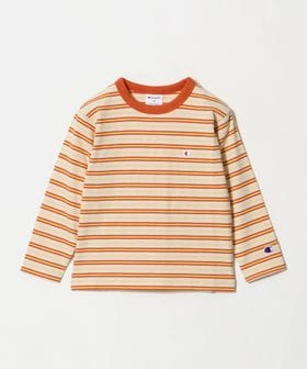 CHAMPION/＜Champion＞ボーダー ロングスリーブ Tシャツ / キッズ 110cm―130cm/Tシャツ / カットソー