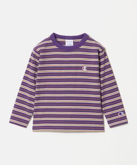 CHAMPION/＜Champion＞ボーダー ロングスリーブ Tシャツ / キッズ 110cm―130cm/Tシャツ / カットソー