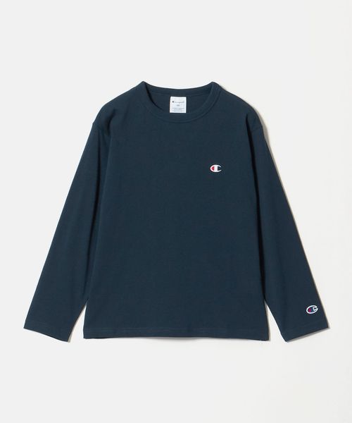 CHAMPION/【WEB限定】＜Champion＞ワンポイント ロングスリーブ Tシャツ / キッズ 140cm―160cm/Tシャツ / カットソー