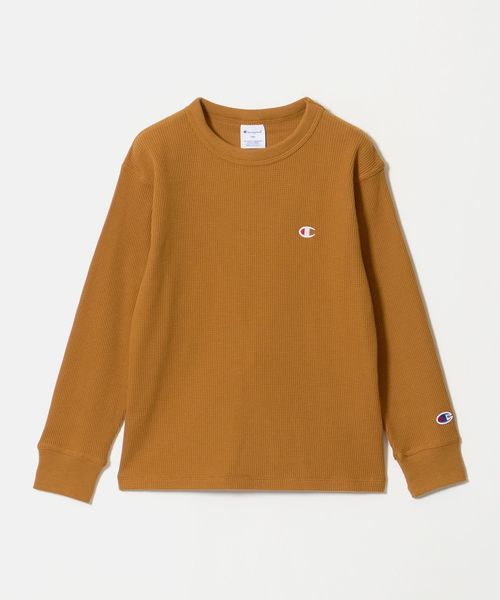 CHAMPION/【WEB限定】＜Champion＞ワッフル ロングスリーブ Tシャツ / キッズ 140cm―160cm/Tシャツ / カットソー