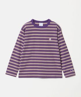 CHAMPION/＜Champion＞ボーダー ロングスリーブ Tシャツ / キッズ 140cm―160cm/Tシャツ / カットソー