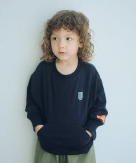 UNIVERSAL OVERALL/【別注】＜UNIVERSAL OVERALL＞ポケット プルオーバー / キッズ 110cm―130cm/Tシャツ / カットソー