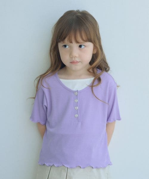 green label relaxing/テレコ ヘンリーネック Tシャツ / キッズ 110cm―130cm/Tシャツ / カットソー