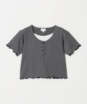 green label relaxing/テレコ ヘンリーネック Tシャツ / キッズ 110cm―130cm/Tシャツ / カットソー
