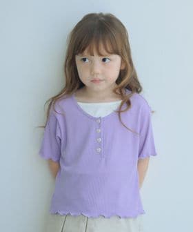 green label relaxing/テレコ ヘンリーネック Tシャツ / キッズ 110cm―130cm/Tシャツ / カットソー