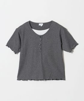 green label relaxing/テレコ ヘンリーネック Tシャツ / キッズ 140cm―160cm/Tシャツ / カットソー