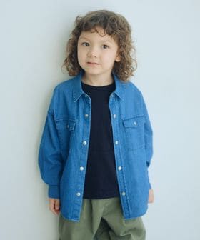 green label relaxing/デニム シャツ / キッズ 100cm―160cm/シャツ / ブラウス