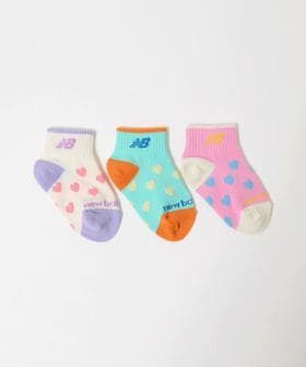 New Balance/＜New Balance＞ガールズ ソックス 3P / キッズ 13cm―19cm/ソックス / 靴下