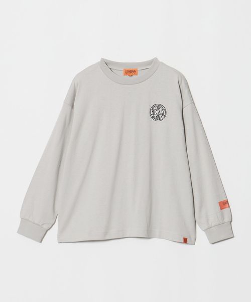 UNIVERSAL OVERALL/【別注】＜UNIVERSAL OVERALL＞グラフィック ロングスリーブ Tシャツ / キッズ  140cm―160cm/Tシャツ / カットソー