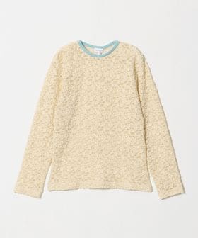 green label relaxing/フラワー ジャガード シアー トップス / キッズ 140cm―160cm/Tシャツ / カットソー