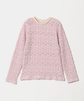 green label relaxing/フラワー ジャガード シアー トップス / キッズ 140cm―160cm/Tシャツ / カットソー