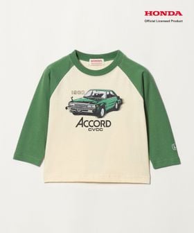 URBAMENT/【別注】＜URBAMENT＞Honda ラグラン Tシャツ / キッズ 100cm―130cm/Tシャツ / カットソー