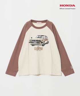 URBAMENT/【別注】＜URBAMENT＞Honda ラグラン Tシャツ / キッズ 140cm―150cm/Tシャツ / カットソー