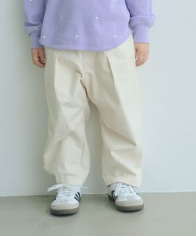 green label relaxing/【スタメンシリーズ】ストレッチ ヘリンボーン カーブパンツ / キッズ 100cm―160cm/イージーパンツ