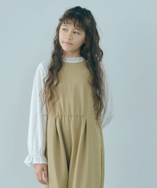 green label relaxing/カット ジャガード ブラウス / キッズ 140cm―160cm /Tシャツ / カットソー