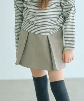 green label relaxing/【COOL CHIC GIRLS STYLE】ワンタック スカパン/ キッズ 120cm―160cm/ミニ / ショート