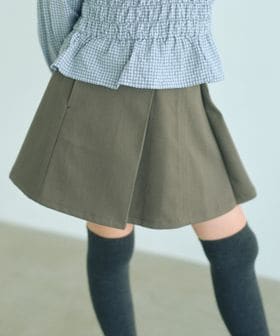 green label relaxing/【COOL CHIC GIRLS STYLE】ワンタック スカパン/ キッズ 120cm―160cm/ミニ / ショート