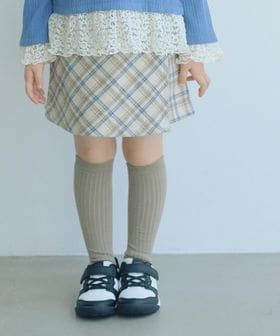 green label relaxing/キモウ チェック キュロット スカート / キッズ 100cm―160cm/ミニ / ショート