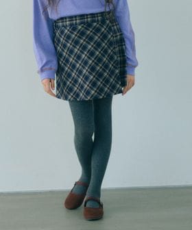 green label relaxing/キモウ チェック キュロット スカート / キッズ 100cm―160cm/ミニ / ショート