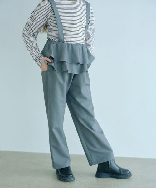 green label relaxing/【COOL CHIC GIRLS STYLE】ラッフル サロペット / キッズ 120cm―160cm/オーバーオール / オールインワン