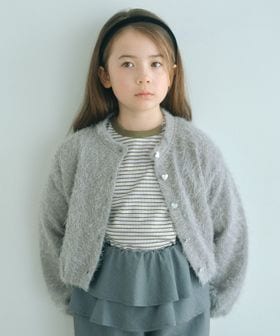 green label relaxing/【COOL CHIC GIRLS STYLE】フラッフィー カーディガン / キッズ 120cm―160cm/カーディガン / ボレロ
