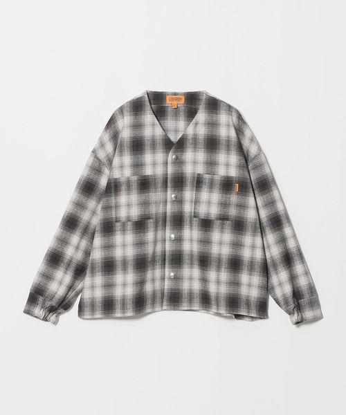 UNIVERSAL OVERALL/【別注】＜UNIVERSAL OVERALL＞Vネック チェック カーディガン / キッズ 140cm―160cm/カーディガン / ボレロ