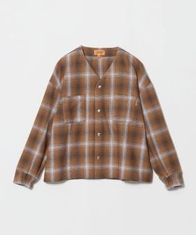 UNIVERSAL OVERALL/【別注】＜UNIVERSAL OVERALL＞Vネック チェック カーディガン / キッズ 140cm―160cm/カーディガン / ボレロ