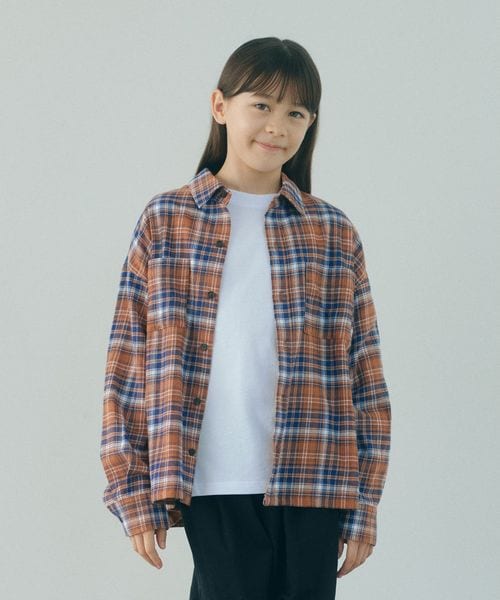 green label relaxing/チェック ポケットシャツ / キッズ 100cm―160cm/シャツ / ブラウス